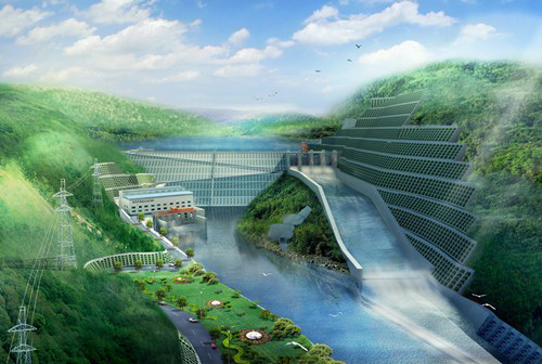 南开老挝南塔河1号水电站项目